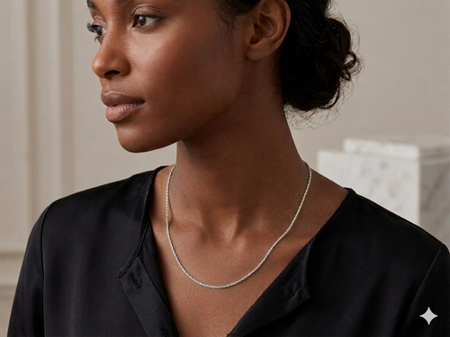 925 Sterling Silver Singapore Chain Necklace