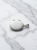 925 Sterling Silver Oval Locket Pendant