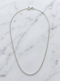 925 Sterling Silver Curb Chain Necklace 16"
