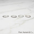 Baguette Eternity Stackable Ring | S925 Sterling Silver