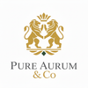 Pure Aurum & Co Logo - White Background with Text